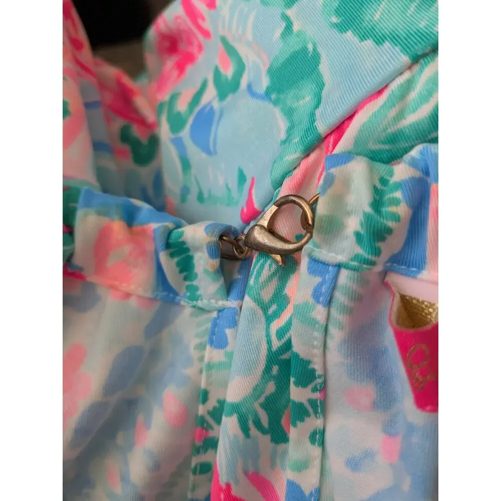 Lilly Pulitzer BOWEN Sz S Halter Top in Hot Tamale - Picture 8 of 10